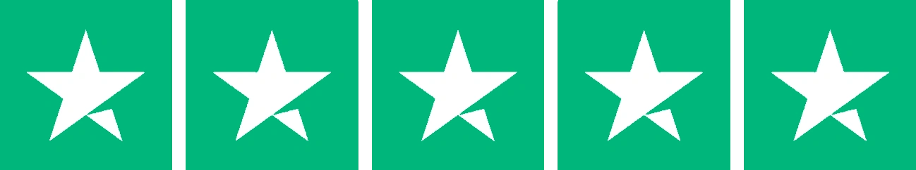 5 van 5 sterren op Trustpilot